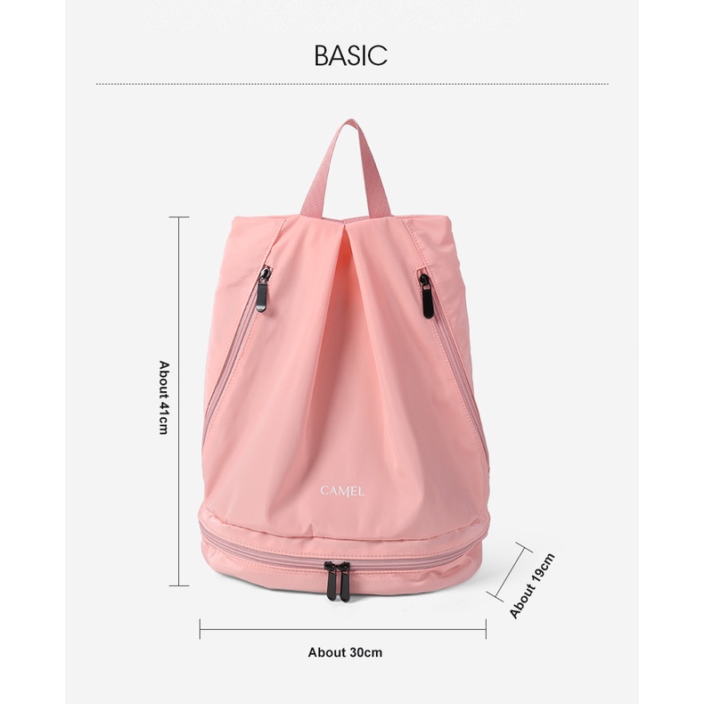 CAMEL CROWN Túi Thể Thao Chống Thấm Nước Tiện Lợi Dành Cho Nam Và Nữ