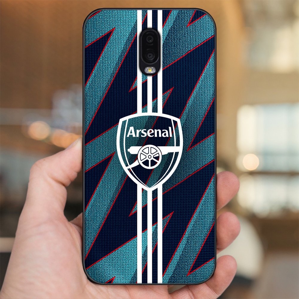 Ốp lưng Samsung J7 Plus viền đen in hình Arsenal FC