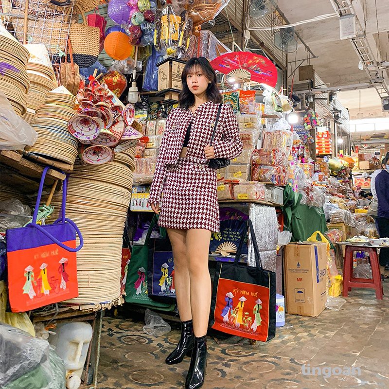 Áo set caro tingoan sai gon LOVE POEM JACKET/DR bản mới nhất tháng 5.23