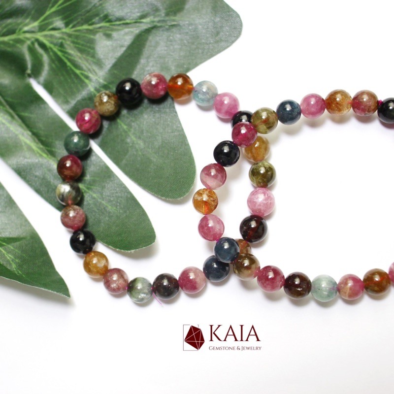 Vòng tay phong thuỷ Tourmaline 7 li VIP - KAIA