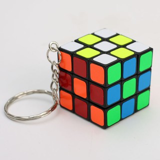 Móc Khóa Rubik 3x3 Keychain 3cm (Xoay Cứng)