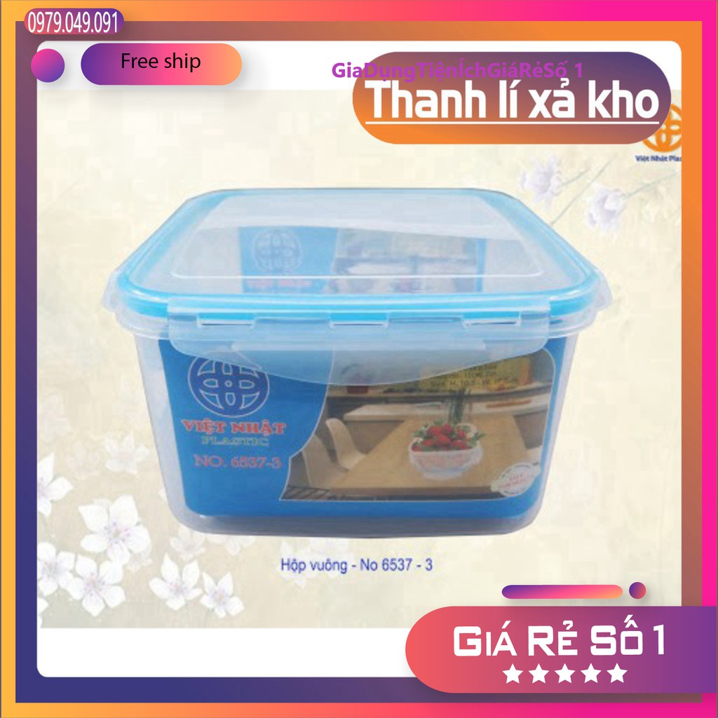 Bộ hộp lạnh vuông có nắp Việt Nhật