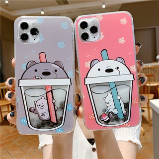 Ốp lưng gấu đáng yêu nhiều mẫu mã cho điện thoại Iphone 11 Pro Max XR XS 6 7 8 Plus