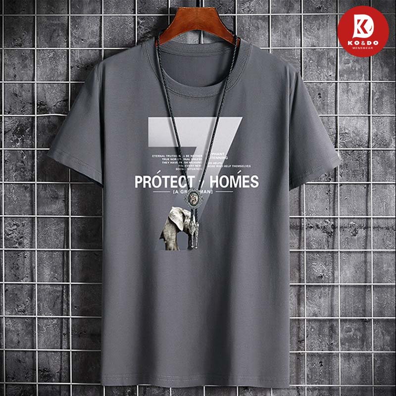 Áo thun nam KO&DO mã TT25 Áo tay lỡ form rộng thể thao ngắn tay đẹp hè thu cộc tay tập gym co giãn vải cotton | BigBuy360 - bigbuy360.vn