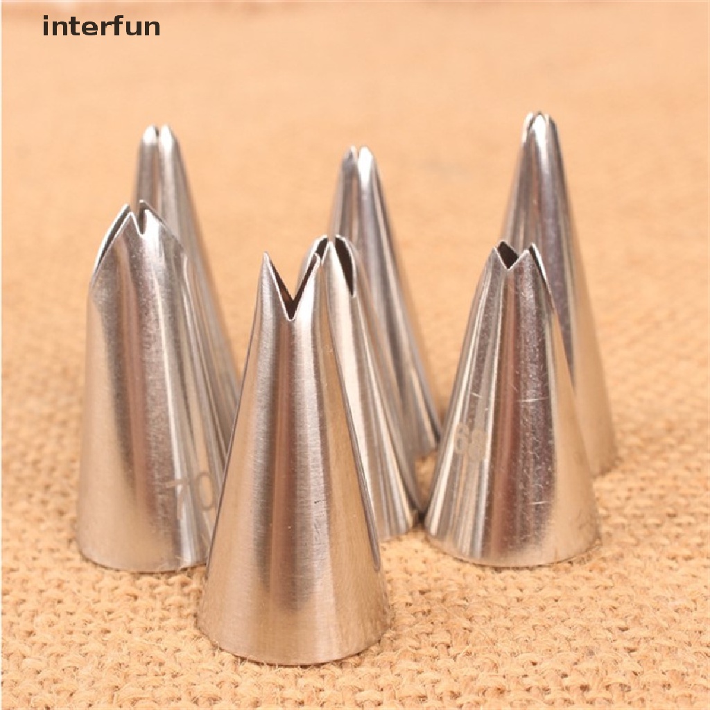 Bộ 7 Dụng Cụ Trang Trí Bánh Kem Bằng Inox Chuyên Dùng