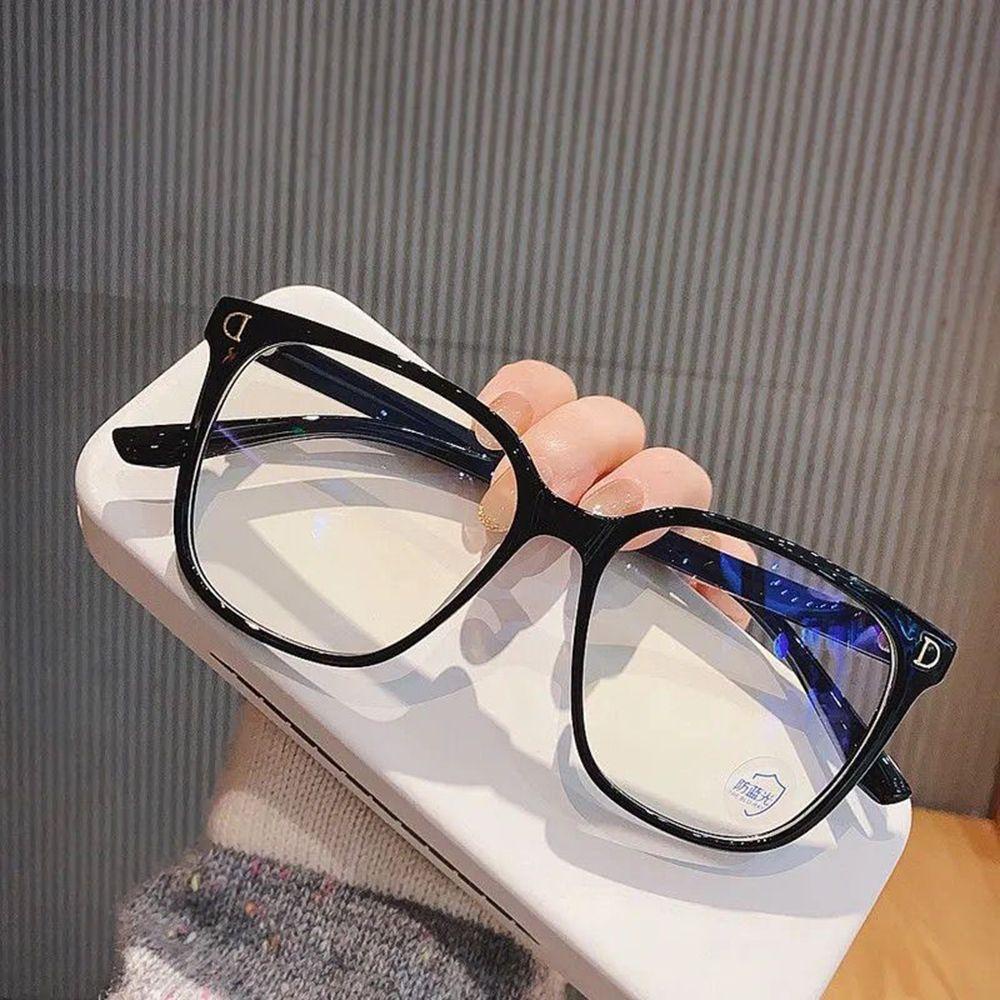 Mắt Kính Gọng Đa Giác Chống Ánh Sáng Xanh Phong Cách Vintage Dành Cho Nữ