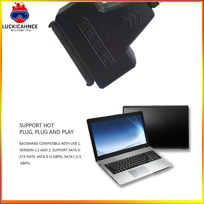 Dây Cáp Chuyển Đổi Usb2.0 Sang Sata 22pin Cho Ổ Cứng Hdd 2.5 " | BigBuy360 - bigbuy360.vn