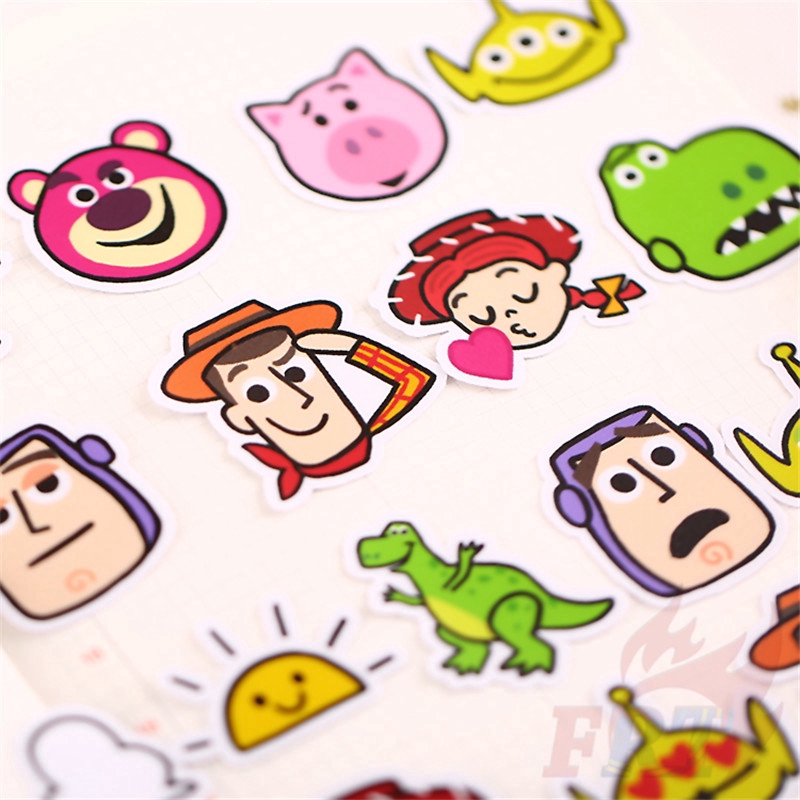 Set 40 nhãn dán trang trí nhân vật trong Toy Story độc đáo dễ thương Q-1