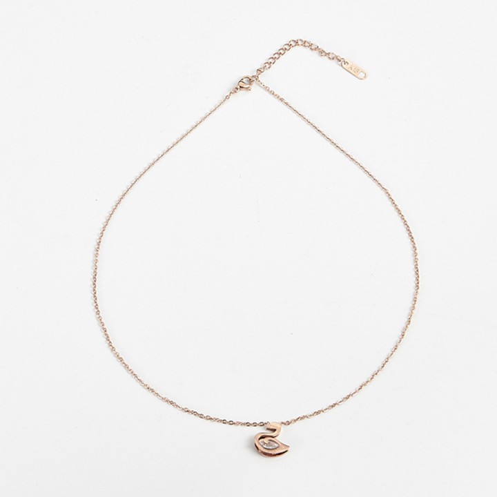 Dây Chuyền Thiên Nga Titan Ko Đen Cao Cấp TT 2078 - TT 2078