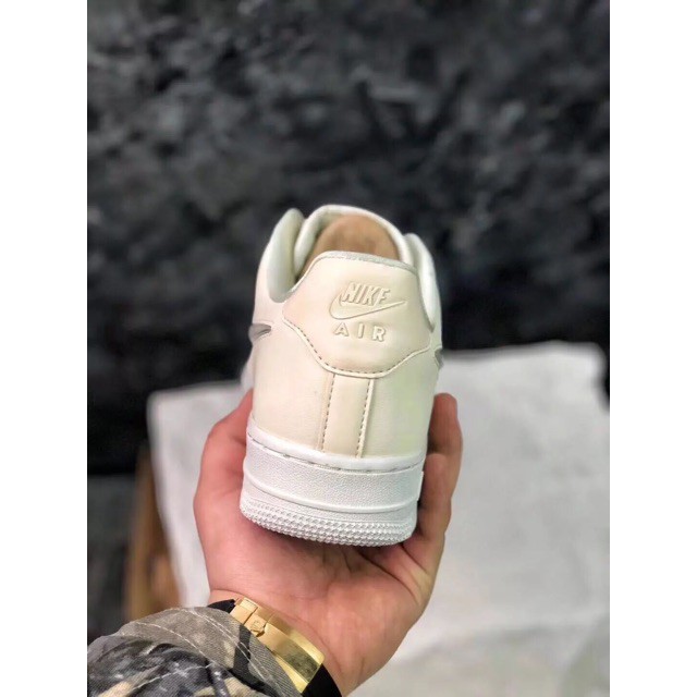 Giày sneaker Air Force 1 AF1 Women White Jelly Powder Gradient Low Help Air Force Board tên AH6827-100 -v12