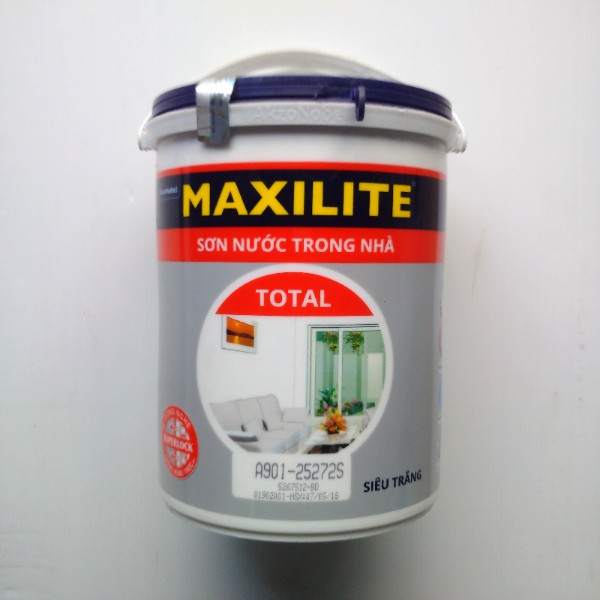 Sơn nội thất Maxilite siêu trắng Total 18 Lít