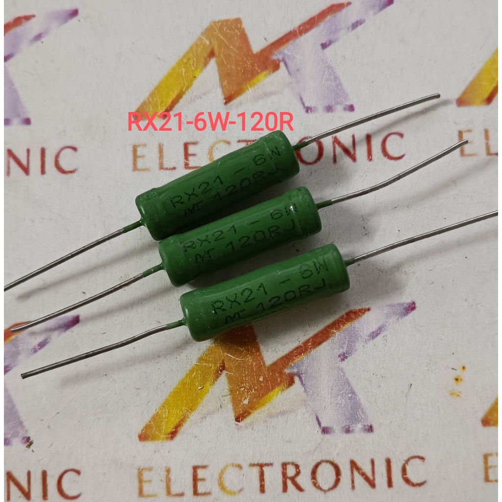 Trở cuộn dây RX21 6W 120R 120ohm (con)