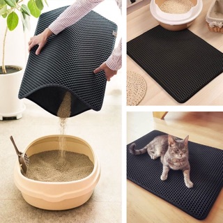 Thảm lót khay vệ sinh cho mèo, chống rơi vãi cát