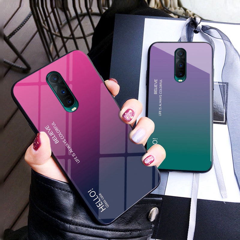 Ốp điện thoại kính cường lực cho OPPO R17 R17 Pro F11 F11 Pro F7 Youth A5S Reno A1K