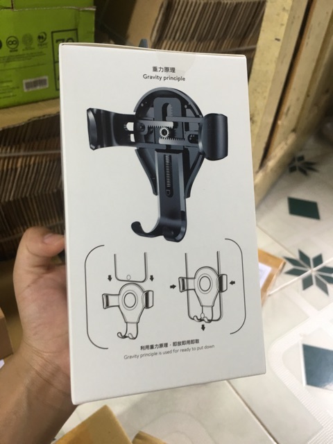 Giá đỡ điện thoại xoay 360* trên ô Tô chính hãng Baseus Car Mount Holder