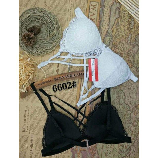 Áo bra ren dây chéo trước ngực 6602