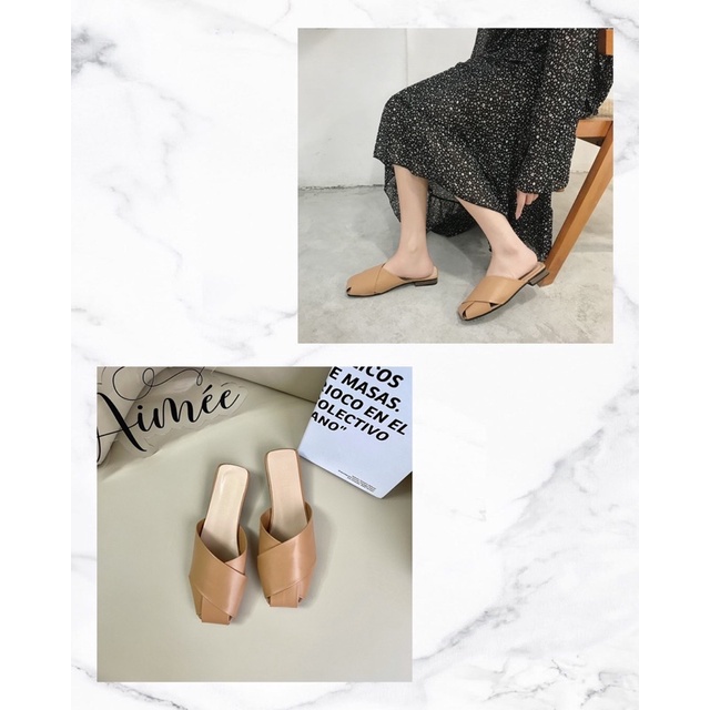 Sục Da Mềm Đế 2 Phân Phiên Bảng Chéo Mang Cực Êm (Hàng Quảng Châu Full Box)