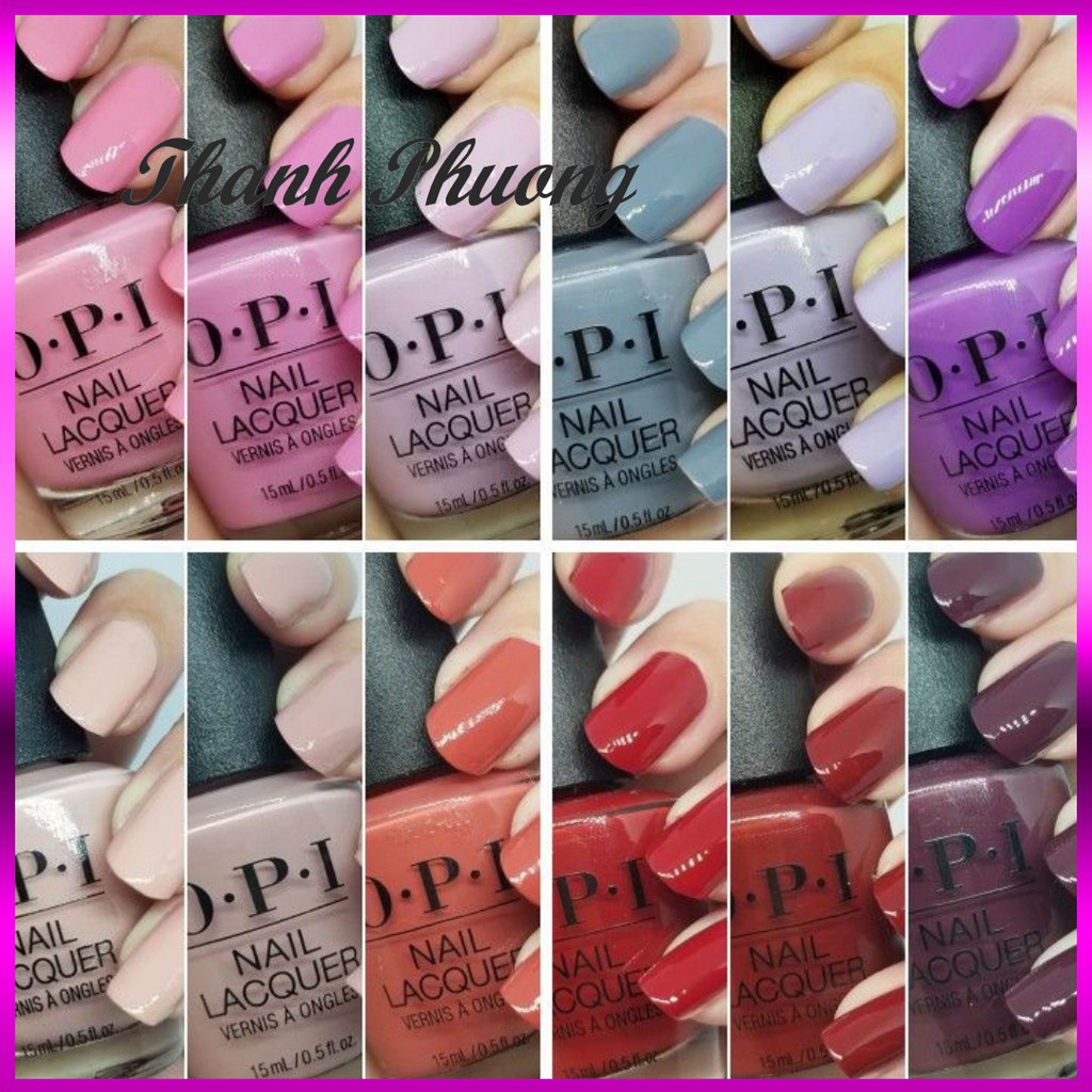 ( Bb221 ) Sơn Móng Tay Opi Chính Hãng Mỹ USA , Sơn Opi Nắp Đen Và Opi Shine , Phụ Liệu Nail ( Linhnam_SPA )