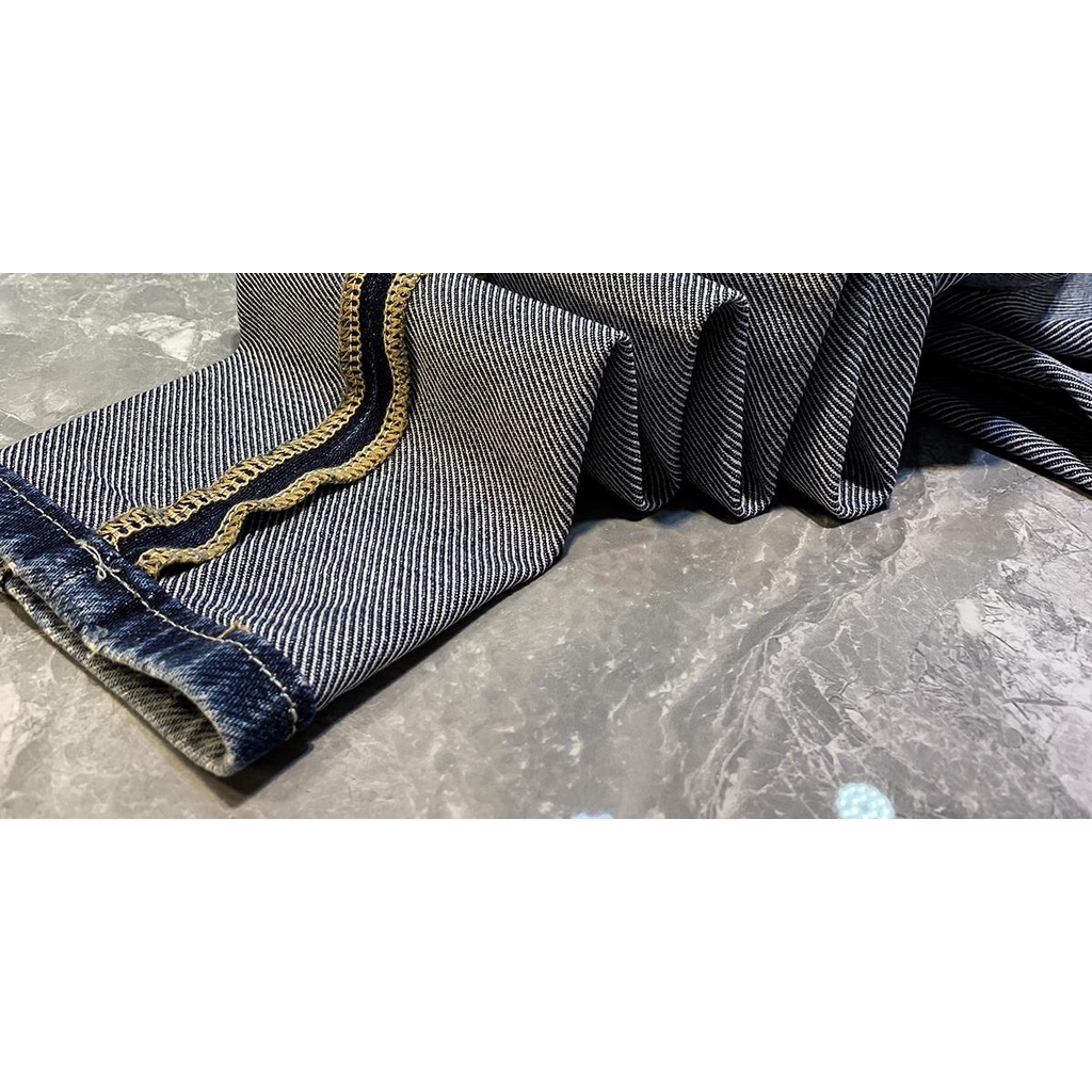 Quần Jean Nam GUCCl cao cấp CHINZ Chất Bò dáng Slimfit Hàn Quốc J1001, Tặng kèm thắt lưng