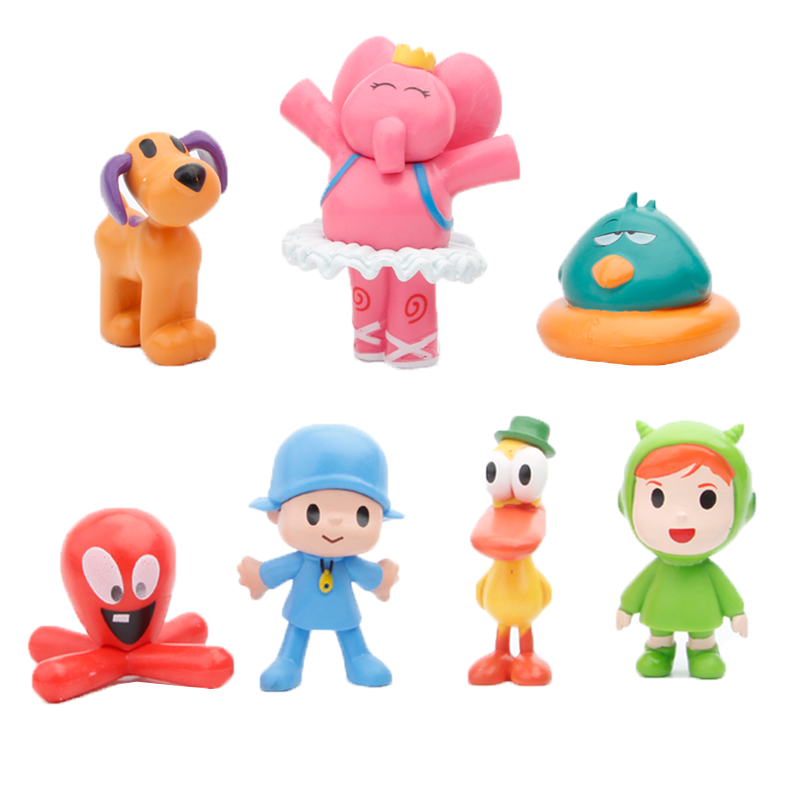 Set 7 Mô Hình Đồ Chơi Phim Hoạt Hình Pocoyo Zinkia