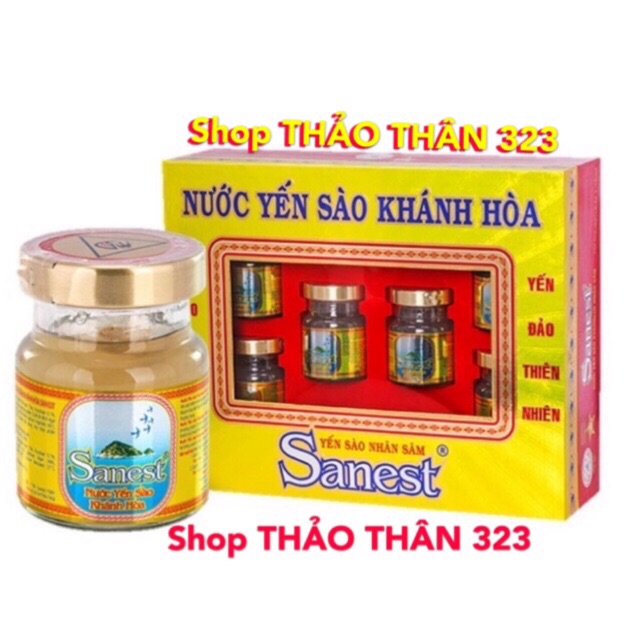 Date 2023- Nước Yến Sào Nhân Sâm Khánh Hoà (1lốc x 6hủ)