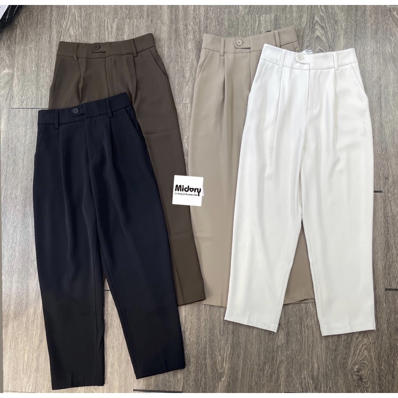 Quần baggy cạp chun 4 màu
