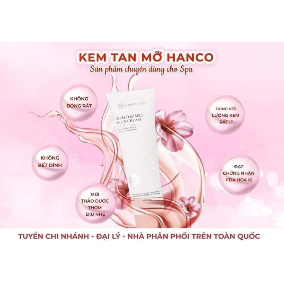 KEM TAN MỠ HANCO 100G CHÍNH HÃNG - GIẢM MỠ AN TOÀN DÀNH CHO NGƯỜI LƯỜI - 7879