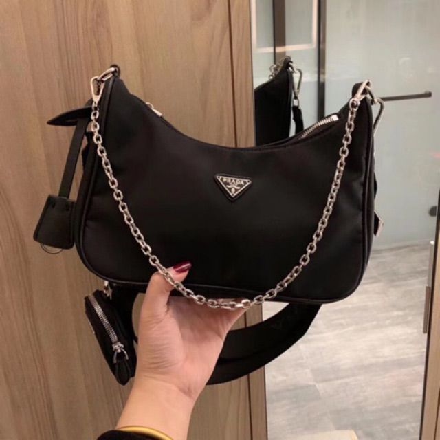 Set 2 túi đeo chéo full logo