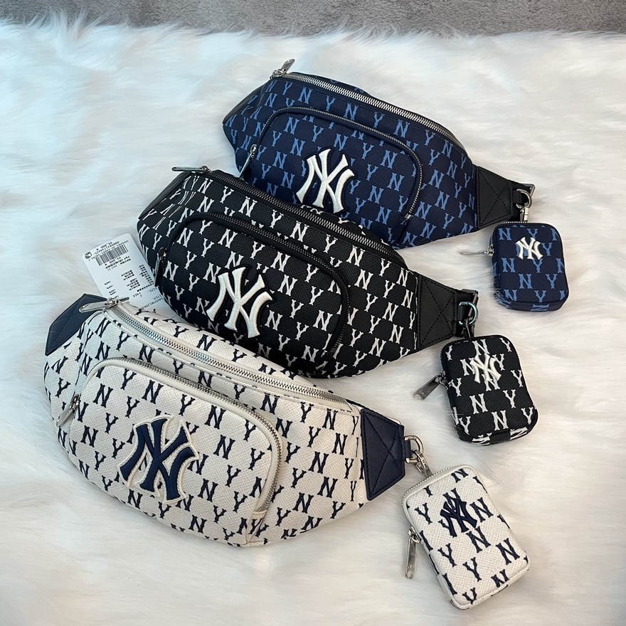 Túi Bao Tử MLB Monogram Hip Sack New York Yankees