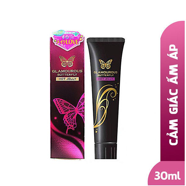 Gel bôi trơn âm đạo JEX Glamourous Butterfly Hot Jelly – dâng tràn khoái cảm