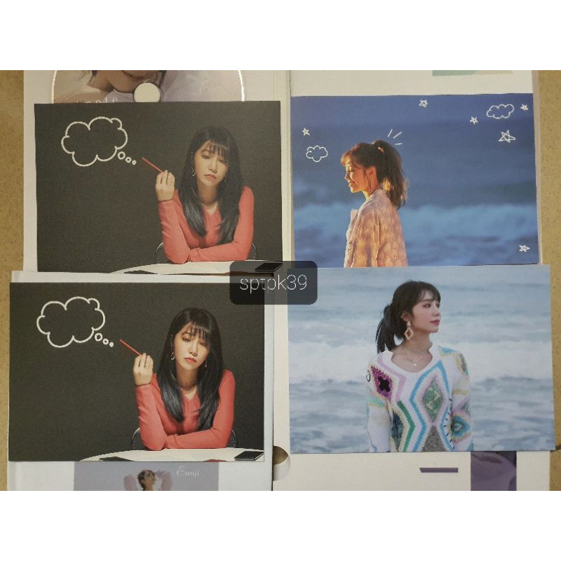 Ảnh bưu thiếp (Postcard) và Ảnh Photocard trong Simple của Apink's Eunji