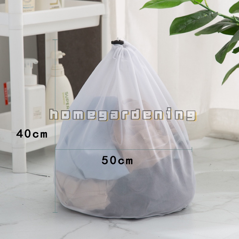 Túi Lưới Giặt Đồ Lót / Vớ Sức Chứa Lớn Có Dây Rút Tiện Dụng