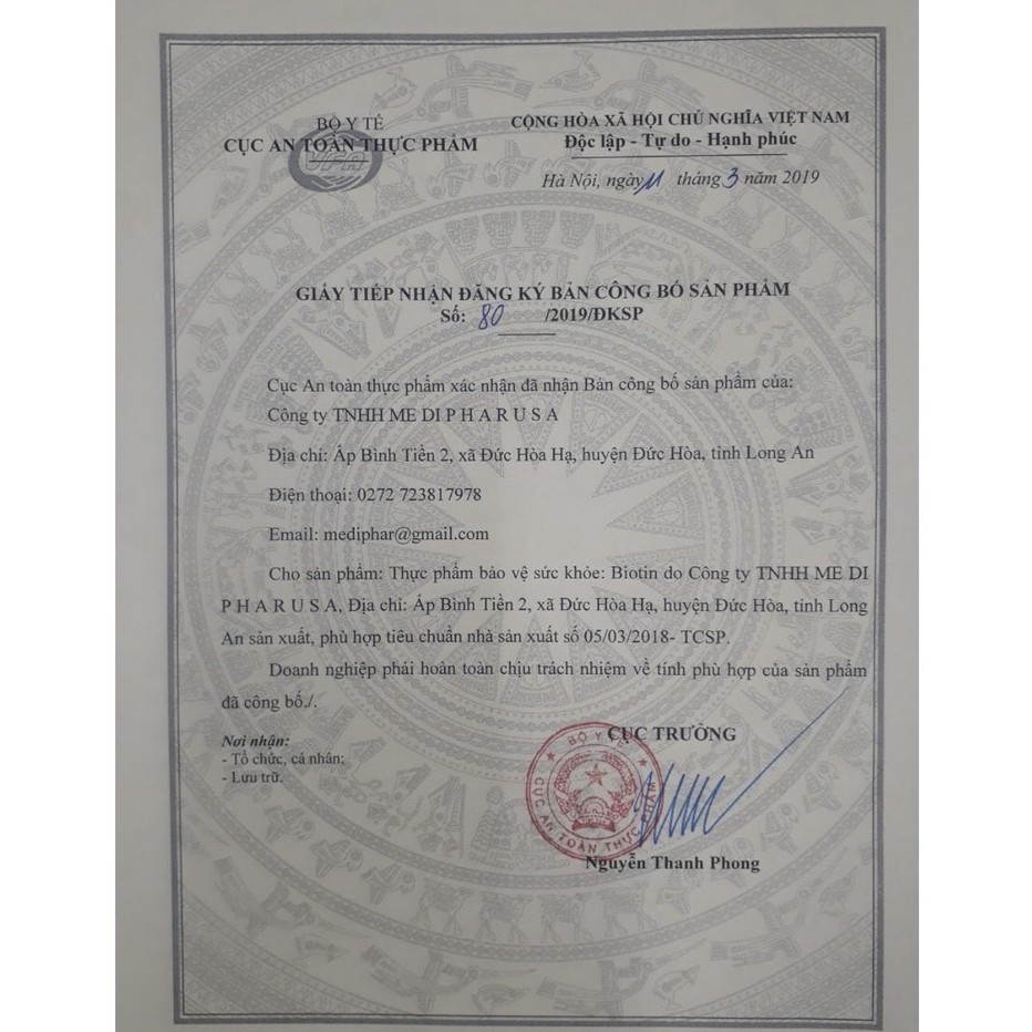 Biotin 5 mg 2 trong 1 - Kết vợp giữa Biotin và Vitamin B5 - Hộp 20 viên - Giúp đẹp da, khỏe tóc móng - Pharmacy TH Store | Thế Giới Skin Care