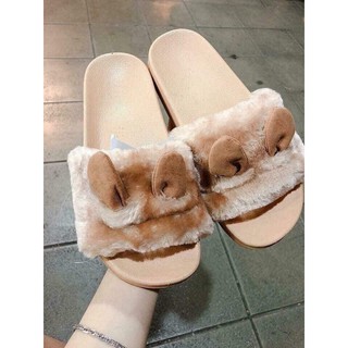 Dép lông tai thỏ hàng thái order