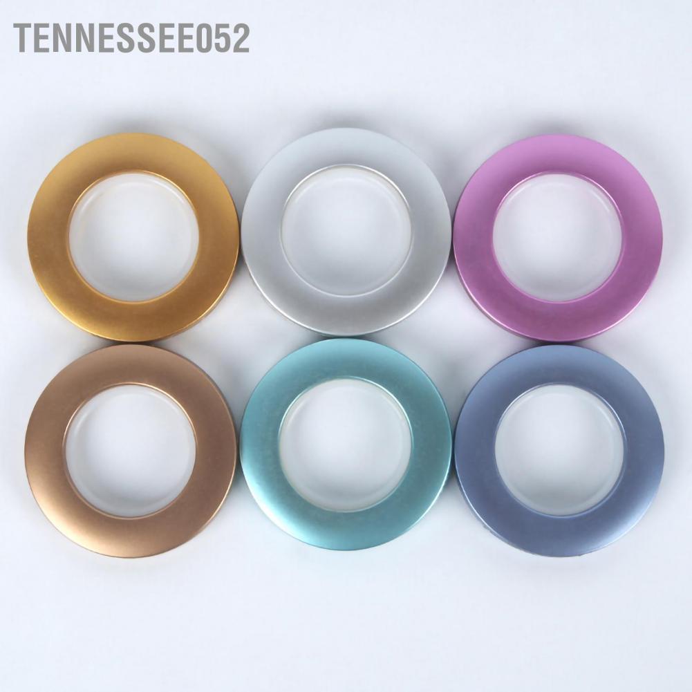 Tennessee052 Plastic Curtain Ring Grommets Silencer Sliding Dressing Door Round Shower for Household