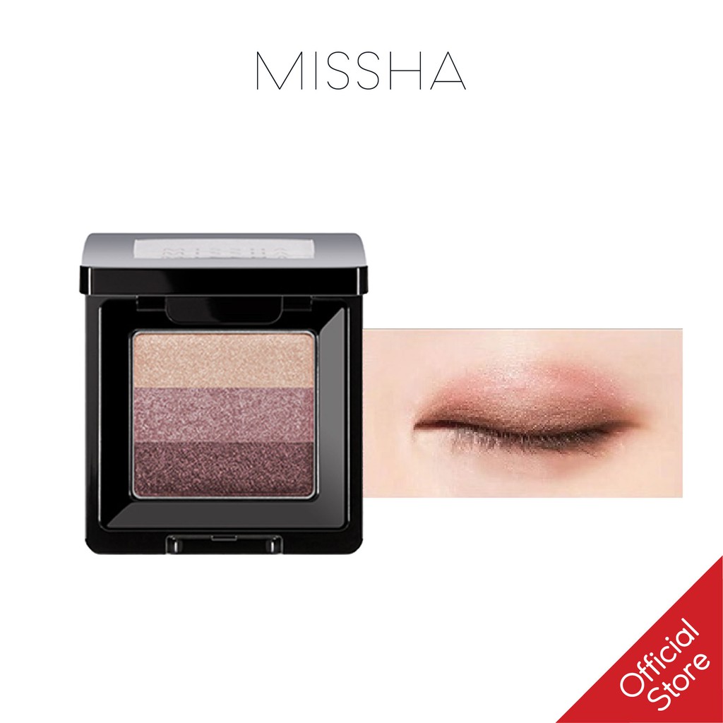 [Mã COSDEP -8% ĐH250k]Phấn Mắt 3 Màu Missha Triple Shadow version 2 1.5g | BigBuy360 - bigbuy360.vn