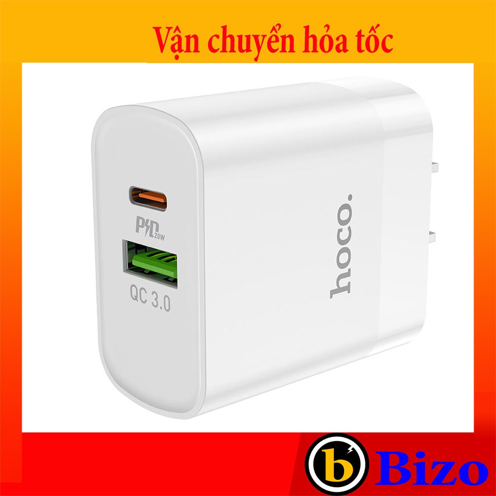 [hoco] CỐC SẠC NHANH HOCO C80 PD 20W / QC 3.0 (US)