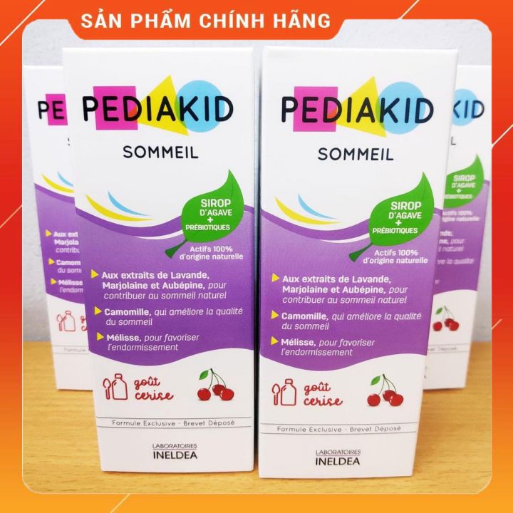Siro giúp ngủ ngon cho bé từ 6 tháng tuổi trở lên Pediakid Sommei của Pháp mẫu mới shopnguyenanh88