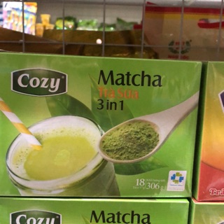 TRÀ SỮA MATCHA 3IN1 COZY 306G