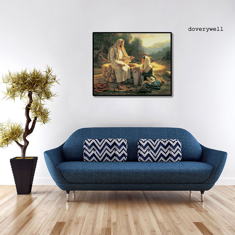 Tranh Canvas Treo Tường Trang Trí Hình Chúa Jesus