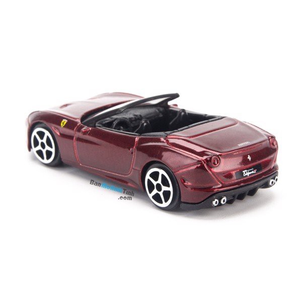 Mô hình siêu xe mui trần Ferrari California T 1:64 Bburago Red