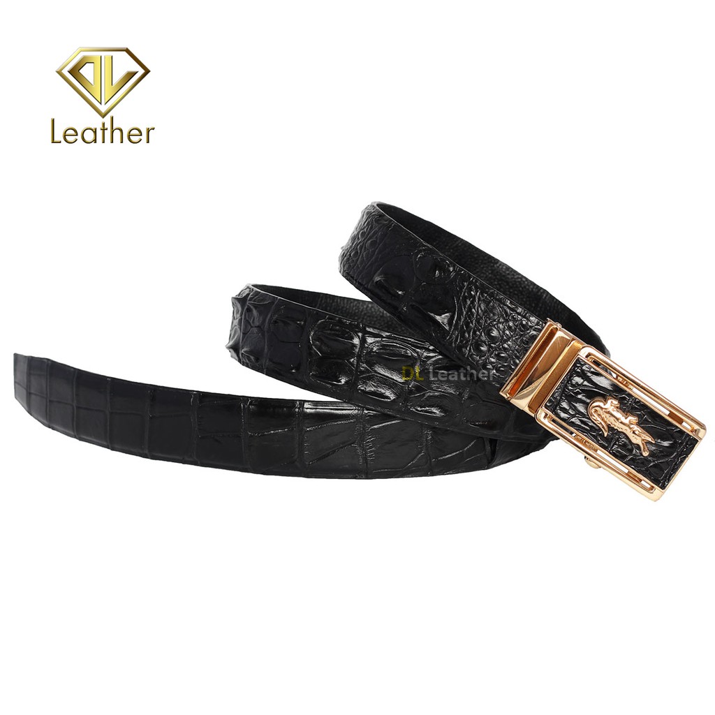 Thắt Lưng Da Cá Sấu Liền DL LEATHER