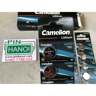 Vỉ 5 pin cúc áo CR2025 Camelion Lithium 3V 5003LC CR2025-BP5