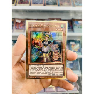 Thẻ Bài Lẻ YugiOh! Mã MAGO-EN023 - Parlor Dragonmaid - Premium Gold Rare - 1st Edition