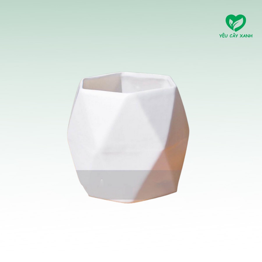 Chậu Gốm Men Trám Mini, chậu trồng cây để bàn, xương rồng, sen đá
