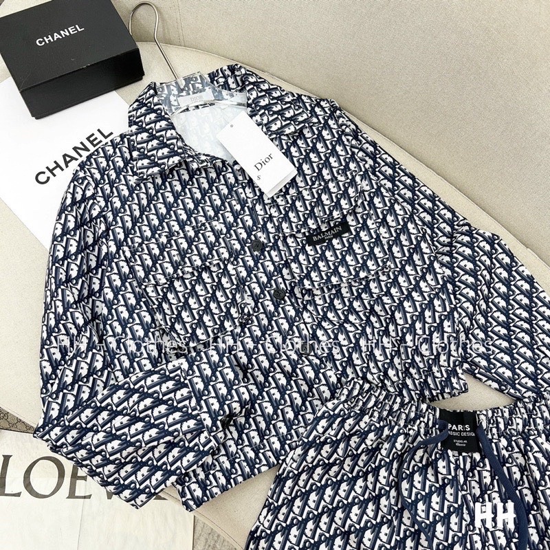 [ 𝐅𝐑𝐄𝐄 𝐒𝐇𝐈𝐏 ] SET THỂ THAO HỌA TIẾT CHỮ DI.OR