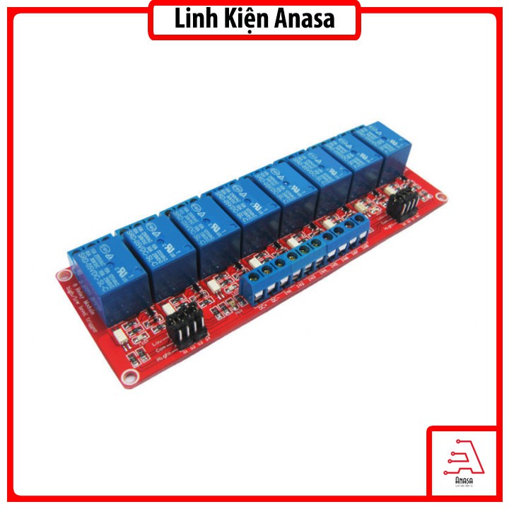 Module Relay 8 Kênh 5V-220V 10A Cách Ly Quang - hàng thanh lý