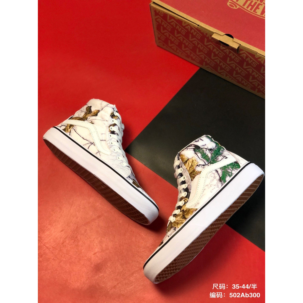 Giày Thể Thao Canvas Cổ Cao Vans Sk8-Hi Size 35-44