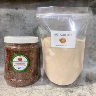 Bột ngũ cốc Gạo Lứt - Gạo lức xay - 500gr - [có ship NOW, GRAB]