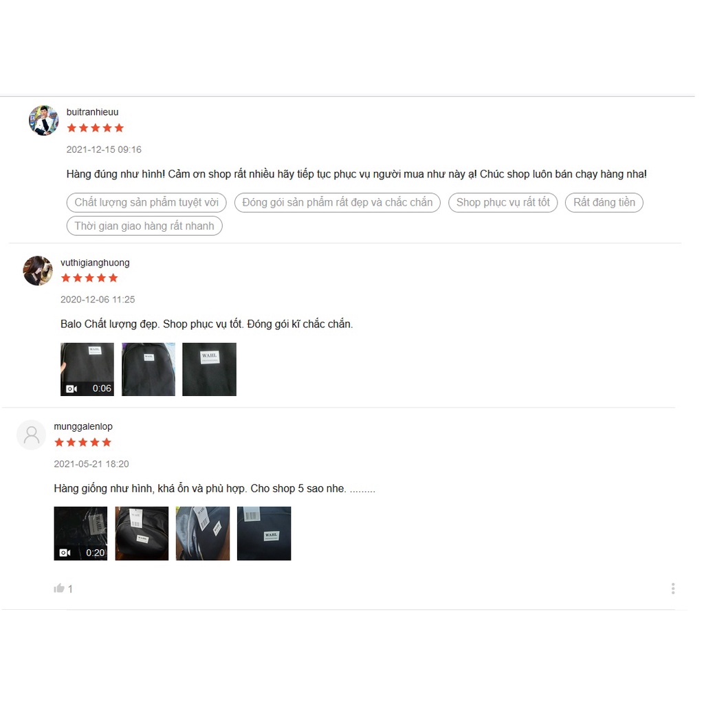 Balo Wahl Đựng Tông Đơ Cắt Tóc